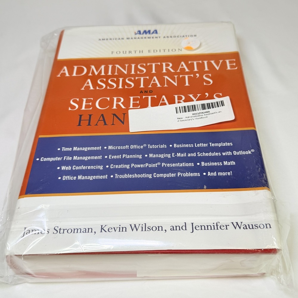 Administrative Assistant's and Secretary's Handbook Fourth Edition Hardcover NEW